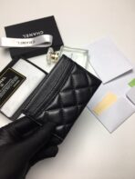 CC CARD HOLDER 11.2 BLACK CALFSKIN SILVER ICON - Image 7