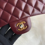 CC MINI 20 BAG IN RED BROWN CALFSKIN GOLD HARDWARE - Image 4