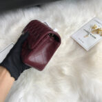 CC MINI 20 BAG IN RED BROWN CALFSKIN GOLD HARDWARE - Image 7
