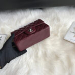 CC MINI 20 BAG IN RED BROWN CALFSKIN GOLD HARDWARE - Image 6
