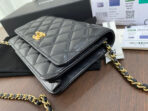 CLASSIC WOC 19CM BLACK LAMBSKIN GOLD HARDWARE - Image 5