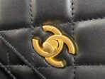 CLASSIC WOC 19CM BLACK LAMBSKIN GOLD HARDWARE - Image 3