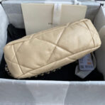 CC MEDIUM 26 FLAP BAG IN BEIGE CREAM LAMBSKIN - Image 9