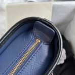 CC ABRIELLE MINI 20 HOBO BAG IN MIDNIGHT BLUE MIX BLACK CALFSKIN - Image 5