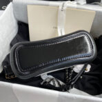 CC GABRIELLE MINI 20 HOBO BAG IN WHITE MIX BLACK CALFSKIN - Image 7
