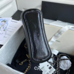 CC ABRIELLE MINI 20 HOBO BAG IN BLACK CALFSKIN - Image 9