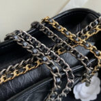 CC ABRIELLE MINI 20 HOBO BAG IN BLACK CALFSKIN - Image 5