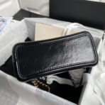 CC GRABRIELLE SMALL 24 BACKPACK IN WHITE MIX BLACK CALFSKIN - Image 10