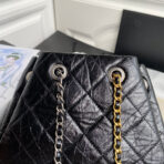CC GRABRIELLE SMALL 24 BACKPACK IN BLACK CALFSKIN - Image 5