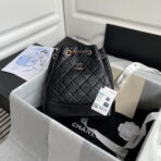 CC GRABRIELLE SMALL 24 BACKPACK IN BLACK CALFSKIN - Image 2
