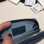 CC ZIPPED COIN BASIC PURSE 11 AEGEAN CALFSKIN GOLD ICON - Image 5