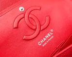 FLAP BAG MEDIUM 25CM RED CAVIAR SILVER HARDWARE - Image 5