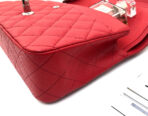 FLAP BAG MEDIUM 25CM RED CAVIAR SILVER HARDWARE - Image 6