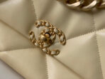 19 FLAP BAG 30 LIGHT YELLOW GOATSKIN - Image 5