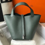 HERM Picotin lock 22 grass green  SHW