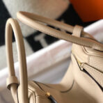 HM LINDY 30 BAG IN TAN BROWN  GOLD HARDWARE - Image 6