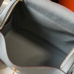 HM LINDY 30 BAG IN NEPAL BLUE  GOLD HARDWARE - Image 2