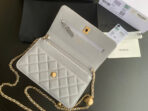 CLASSIC WOC 19CM WHITE LAMBSKIN GOLD HARDWARE - Image 3