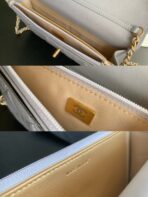 CLASSIC WOC 19CM WHITE LAMBSKIN GOLD HARDWARE - Image 7