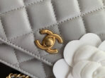 CLASSIC WOC 19CM WHITE LAMBSKIN GOLD HARDWARE - Image 10