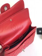 FLAP BAG JUMBO 30CM RED CAVIAR SILVER HARDWARE - Image 10
