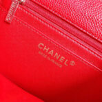 MINI SQUARE FLAP BAG 17CM RED CAVIAR GOLD HARDWARE - Image 3