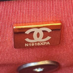 CC MEDIUM 26 FLAP BAG IN BLACK - Image 9