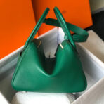 HM LINDY 30 BAG IN OCEAN GREEN  GOLD HARDWARE - Image 7