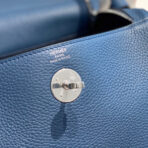 HM LINDY 30 BAG IN LYNCH BLUE  SILVER HARDWARE - Image 6
