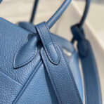 HM LINDY 30 BAG IN LYNCH BLUE  SILVER HARDWARE - Image 7