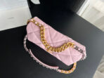 19 FLAP BAG 30 PINK GOATSKIN - Image 3