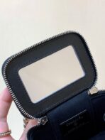 CC VANITY CASE 11 BLACK CAVIAR RUTHENIUM HARDWARE - Image 9