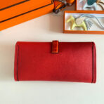 JIGE ELAN 29 CLUTCH IN RUBY RED  WITH APPLE RED LIZARD SKIN - Image 8