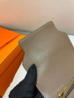 HM RoulisSlim Wallet 12.7 Brown  GHW - Image 5