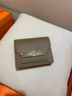 HM RoulisSlim Wallet 12.7 Brown  GHW - Image 2