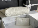 CC LARGE 42 HANDBAG IN WHITE SHINY CALFSKIN GOLD HARDWARE - Image 10