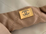 CC MEDIUM 37 HANDBAG IN WHITE SHINY CALFSKIN GOLD HARDWARE - Image 9
