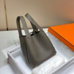 HERM Picotin lock 18 chocolate  GHW - Image 2