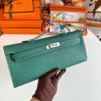 KELLY CUT 31 IN GREEN FOREST  WITH SILVER HARDWARE - Image 4
