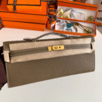 KELLY CUT 31 IN MOCHA BROWN  WITH GOLD HARDWARE