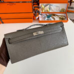 KELLY CUT 31 IN WOOD BROWN  WITH SILVER HARDWARE - Image 2