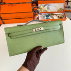 KELLY CUT 31 IN APPLE GREEN  WITH SILVER HARDWARE - Image 2