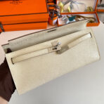 KELLY CUT 31 IN BEIGE CREAM  WITH SILVER HARDWARE - Image 3