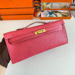 KELLY CUT 31 IN WATERMELON PINK  WITH GOLD HARDWARE - Image 2