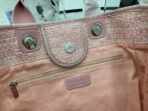 CC DEAUVILLE LARGE 38 TOTE BAG IN LIGHT PINK CANVAS - Image 7