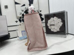 CC DEAUVILLE LARGE 38 TOTE BAG IN LIGHT PINK CANVAS GOLD HARDWARE - Image 10