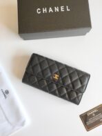 CC CLASSIC LONG PURSE CAVIAR 19 BLACK GRAINED CALFSKIN - Image 3