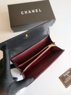 CC CLASSIC LONG PURSE CAVIAR 19 BLACK GRAINED CALFSKIN - Image 5
