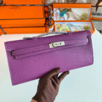 KELLY CUT 31 IN VIOLET PURPLE  WITH SILVER HARDWARE - Image 3