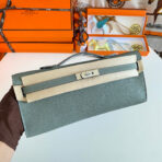 KELLY CUT 31 IN SEAFOAM GREEN  WITH SILVER HARDWARE